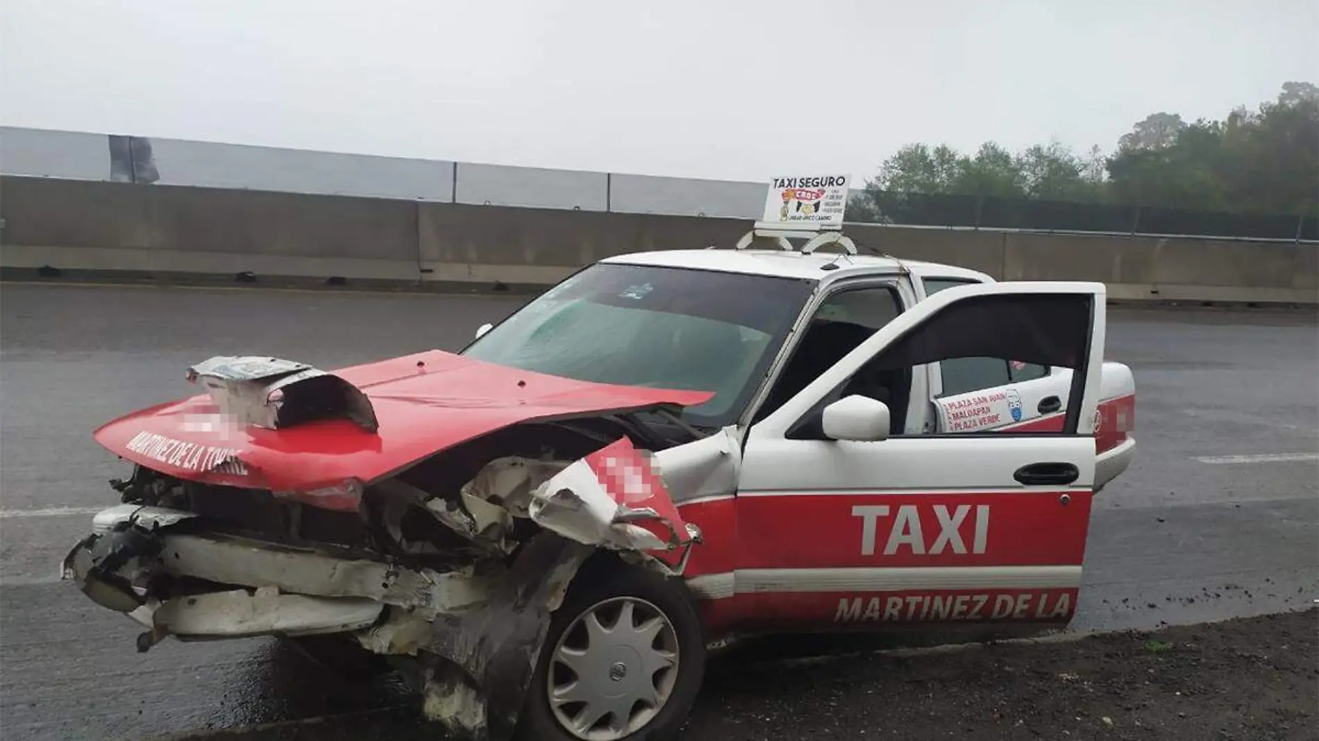 Taxi accidentado